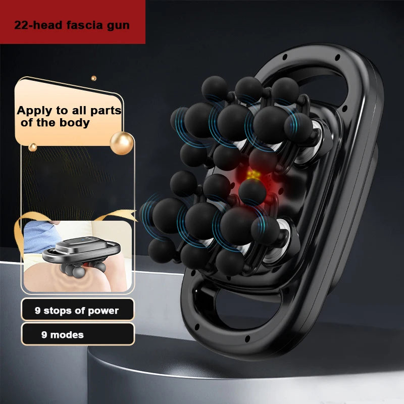 Relevo 22-Head Fascia Massager Pro